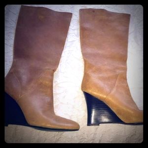Calvin Klein wedge boots